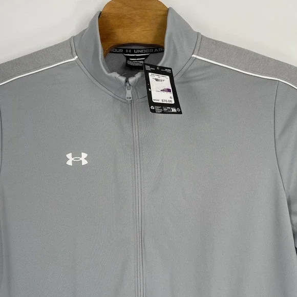 Men's Under Armour‎ UA COMMAND WARM-UP FULL-ZIP JACKET GRAY 13607132XL